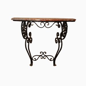 Wrought Iron Console, 1940s-KMQ-912298