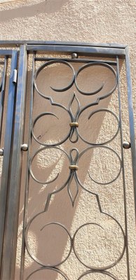 Wrought Iron Double Door by Charles Piguet, Early 1900s-SYQ-904403