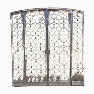 Wrought Iron Double Door by Charles Piguet, Early 1900s-SYQ-904403