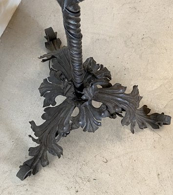 Wrought Iron Floor Candleholder, 1900s-NPC-1818696