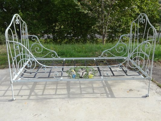 Wrought Iron Folding Bed, 1890s-ABK-2018282