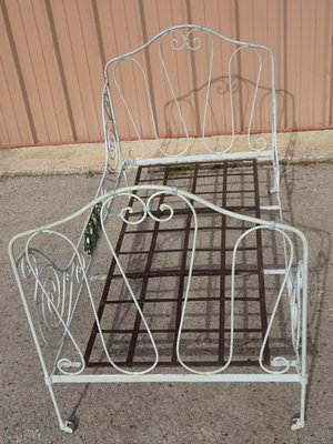 Wrought Iron Folding Bed, 1890s-ABK-2018282