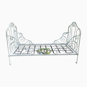 Wrought Iron Folding Bed, 1890s-ABK-2018282