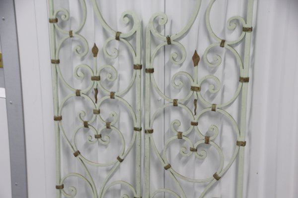 Wrought Iron Interior Doors by Gilbert Poillerat, 1950s, Set of 2-NAD-1801376