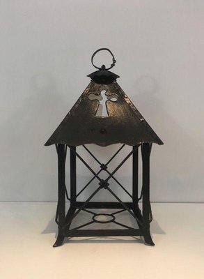 Wrought Iron Lantern-BA-1365798