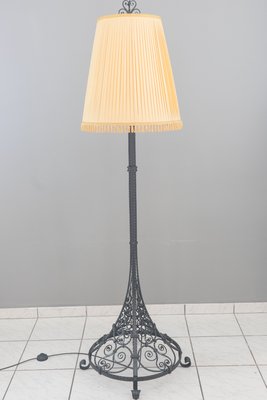 Wrought Iron Painted Floor Lamp, 1930s-SPD-837983