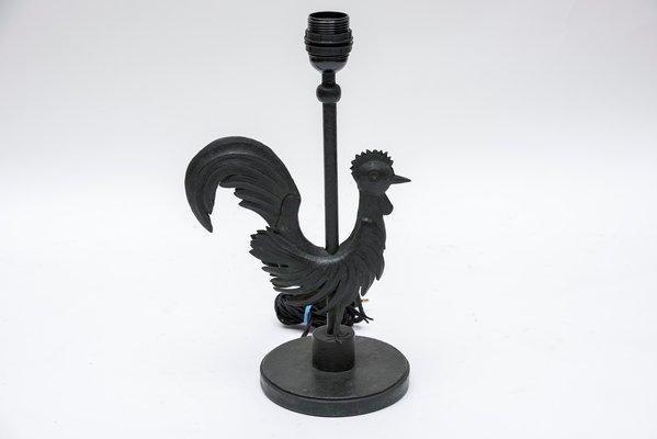 Wrought Iron Table Lamp, 1940s-VRR-594430