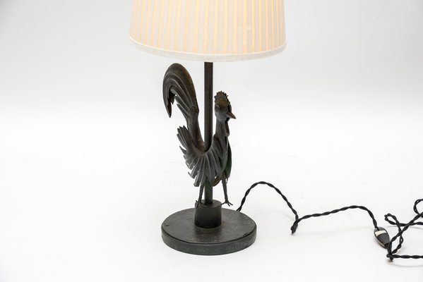 Wrought Iron Table Lamp, 1940s-VRR-594430