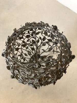 Wrought Iron Vase Holder, 1960s-NPC-1441870