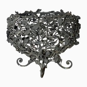 Wrought Iron Vase Holder, 1960s-NPC-1441870