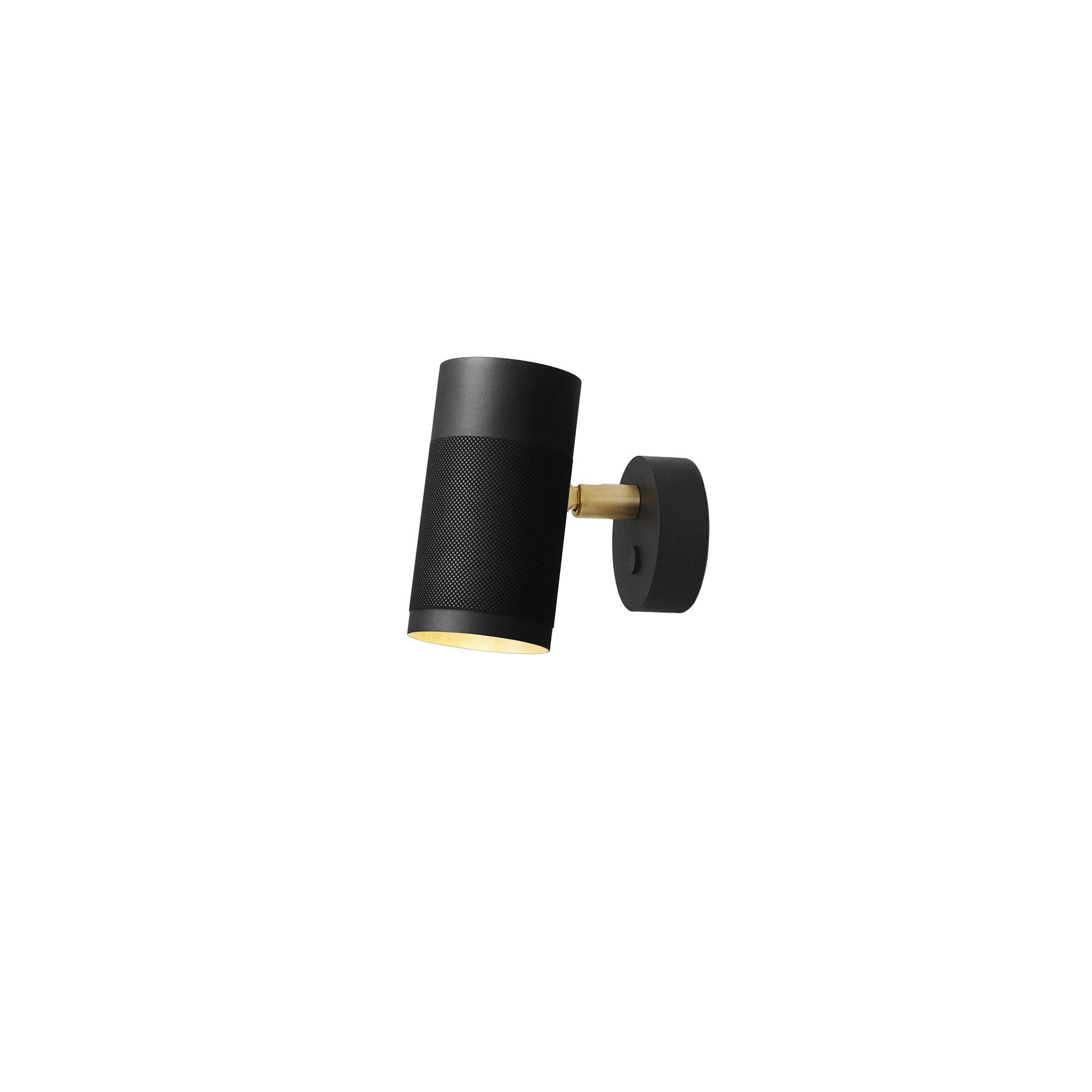 Patrone Wall Lamp Small by Thorup Copenhagen #Black / Brass