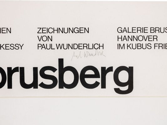 Wunderlich and Székessy, Exhibition Poster, Framed-GPP-1050281