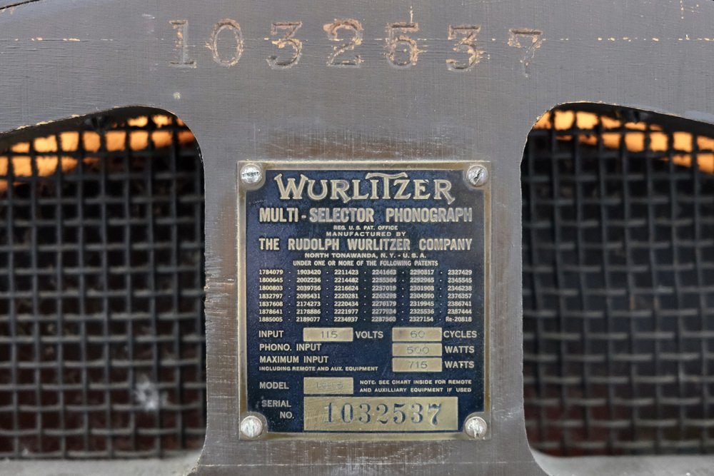 Wurlitzer Jukebox Multi Selector Phonograph, United States, 1943