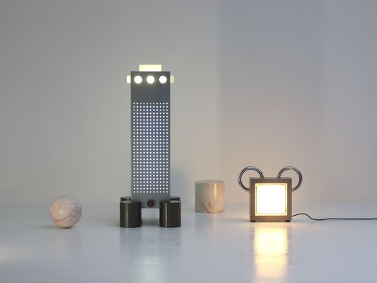 WWF Tower Floor Lamp by Matteo Thun & Andrea Lera for Bieffeplast, 1980s-CF-843425