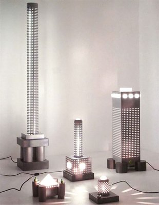 WWF Tower Floor Lamp by Matteo Thun & Andrea Lera for Bieffeplast, 1980s-CF-843425