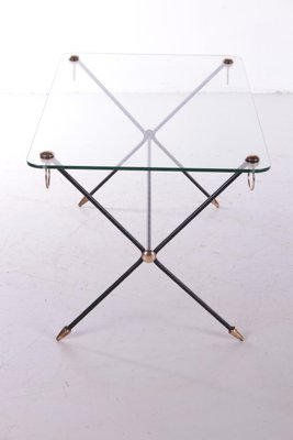 X-Base Coffee Table by Jacques Adnet, 1960s-EZZ-993981