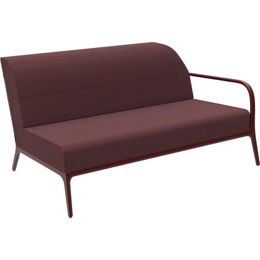 Xaloc Left 160 Burgundy Modular Sofa by Mowee