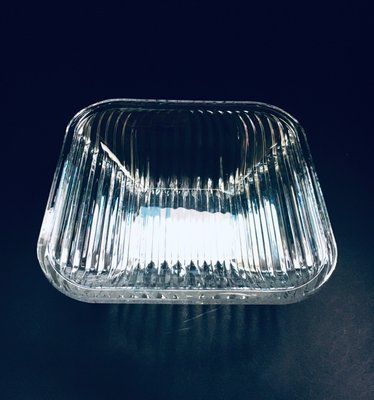 XL Mid-Century Czech Modern Crystal Art Glass Bowl, 1960s-RQV-905998