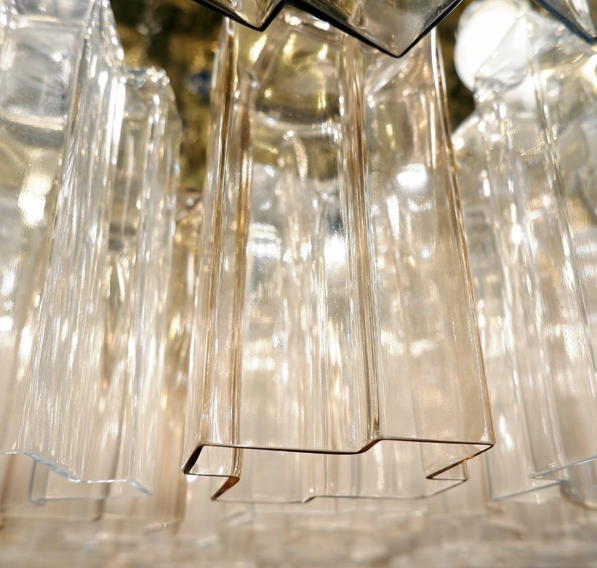 XL Murano Model Tronchi Chandelier, 1970s