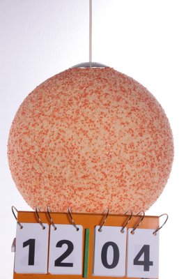 XL Orange Sugar Ball Hanging Lamp by John & Sylvia Reid, 1960s-EZZ-1121634