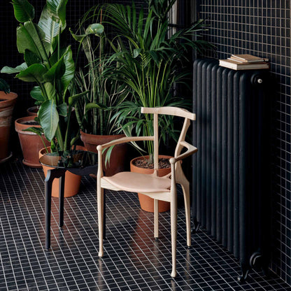 Stackable Ash Chair With Armrests Gaulino by Bd Barcelona Design #Natural