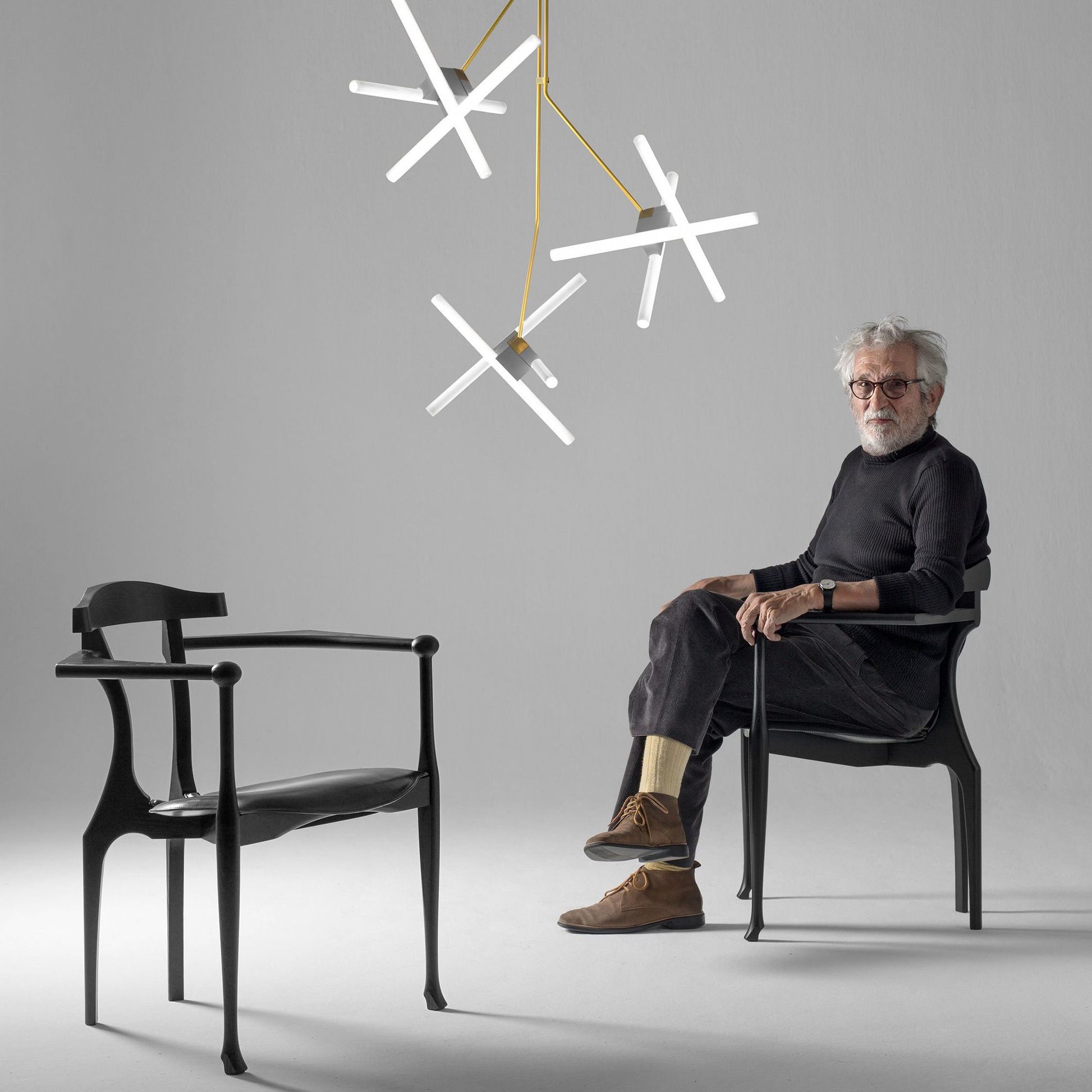 Easy Chair With Armrests Gaulino by Bd Barcelona Design #Black