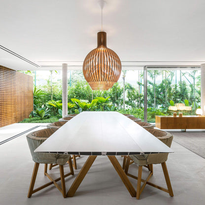 Rectangular Wooden Dining Table TABLE B 120 by Bd Barcelona Design