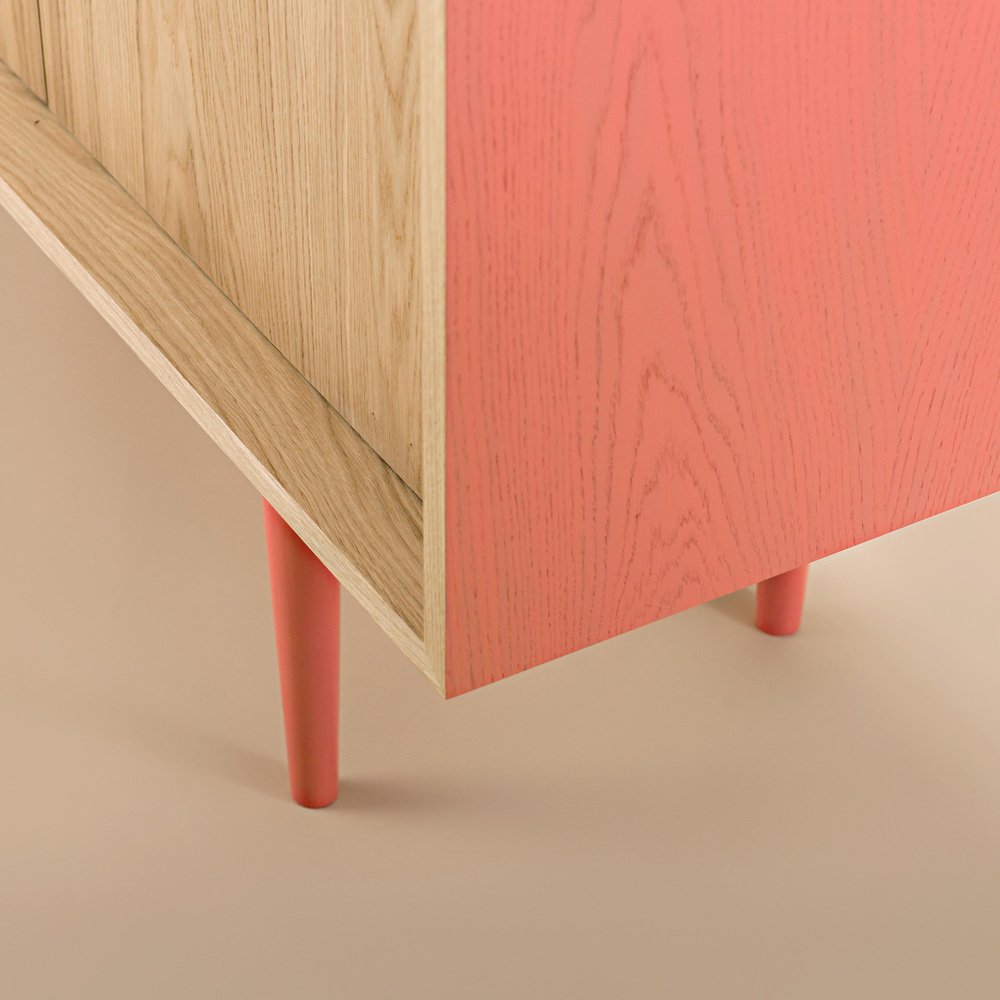 Xoxo Pink Sideboard by Phormy