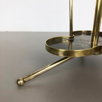 XXL Bauhaus Brass Umbrella Stand, 1950s-QZ-1120668