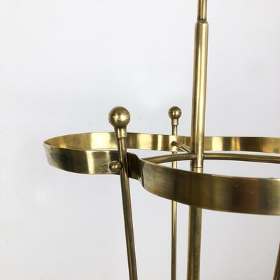 XXL Bauhaus Brass Umbrella Stand, 1950s-QZ-1120668