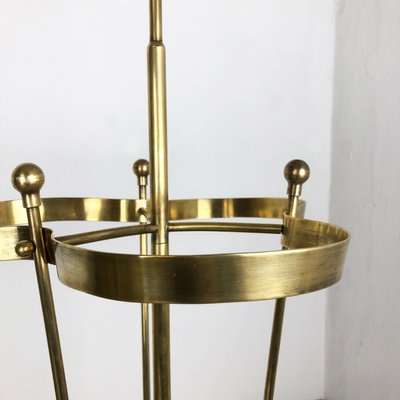 XXL Bauhaus Brass Umbrella Stand, 1950s-QZ-1120668