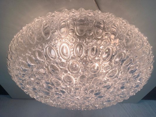 XXL Ceiling Lamp in Bubble Glass from Glashütte Limburg-AET-1230934