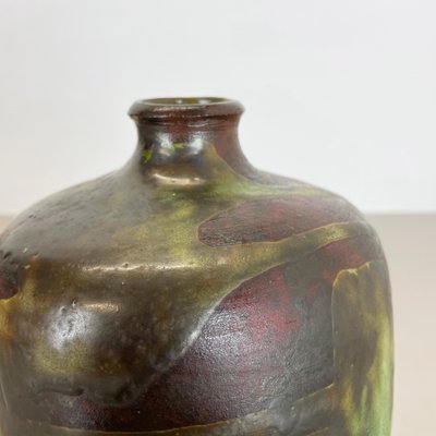 XXL German Ceramic Studio Pottery Vase by Gerhard Liebenthron, 1960s-QZ-1143250