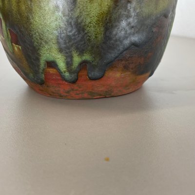 XXL German Ceramic Studio Pottery Vase by Gerhard Liebenthron, 1960s-QZ-1143250