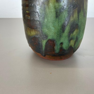 XXL German Ceramic Studio Pottery Vase by Gerhard Liebenthron, 1960s-QZ-1143250