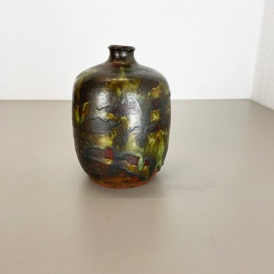 XXL German Ceramic Studio Pottery Vase by Gerhard Liebenthron, 1960s-QZ-1143250