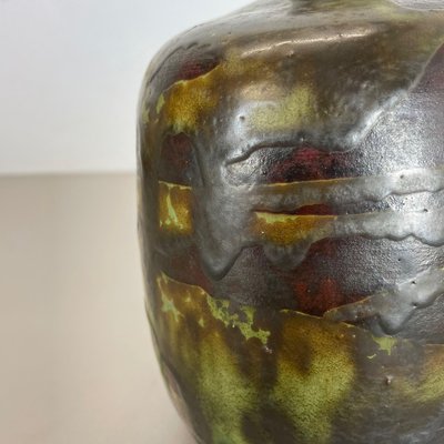 XXL German Ceramic Studio Pottery Vase by Gerhard Liebenthron, 1960s-QZ-1143250