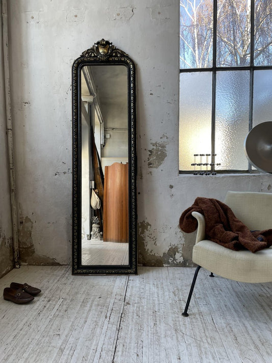 XXL Louis Philippe White Mirror