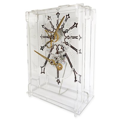 XXL Mid-Century Modern Acrylic Glass Table Clock by Boris Tabacoff-RY-1171976