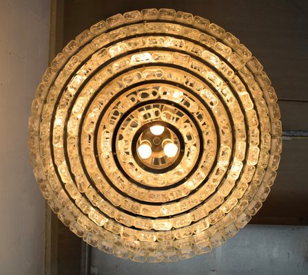 XXL Mid-Century Modern Murano Hand Blown Glass Flush Mount Lamp by Doria for Doria Leuchten-IEI-1155985