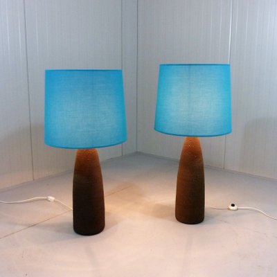 XXL Pottery Table Lamps, 1960s, Set of 2-TU-1081521