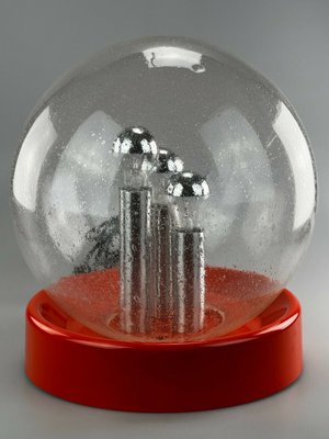 XXL Space Age Glass Metal Table Lamp-EJL-1195949