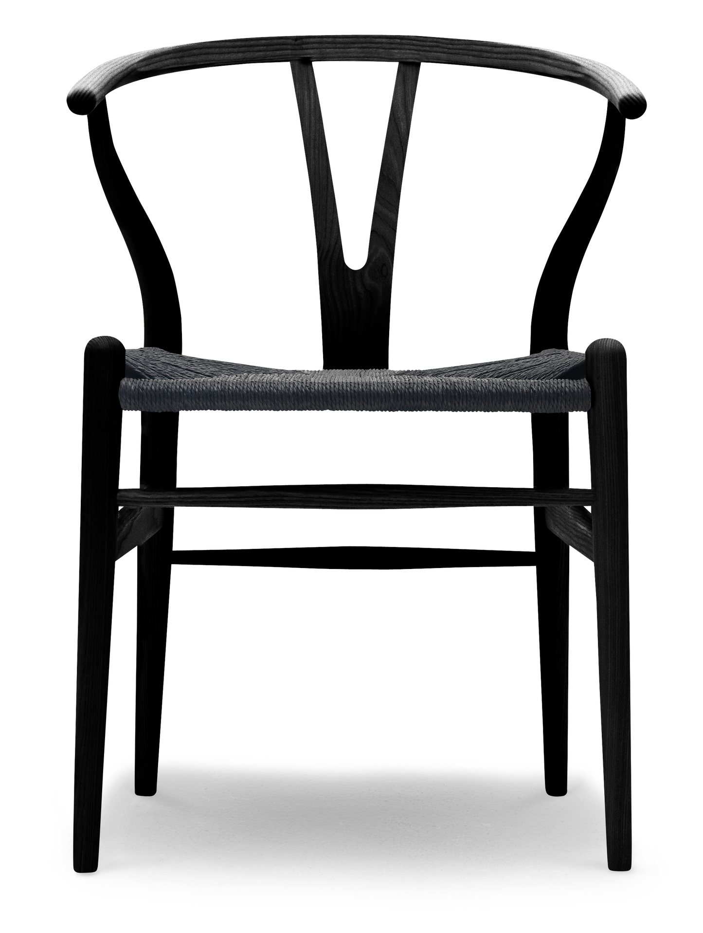 CH24 Wishbone Chair - Ash, CHS Colors, Black Paper Cord