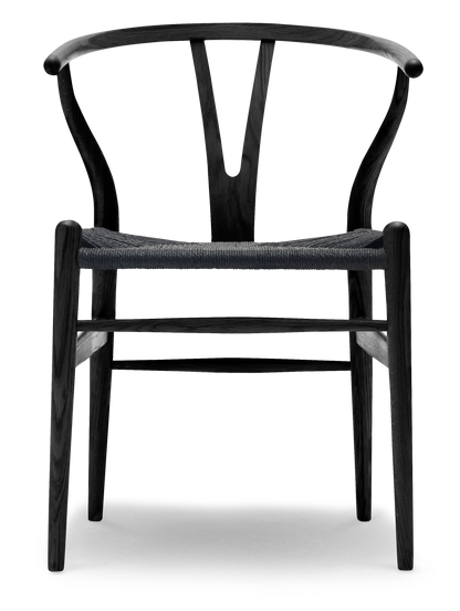 CH24 Wishbone Chair - Oak, CHS Colors, Black Paper Cord