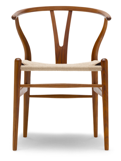 CH24 Wishbone Chair - Walnut, Lacquer, Natural Paper Cord