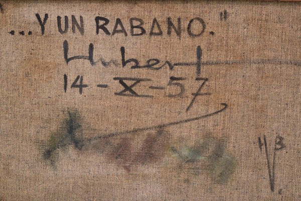 Y Un Rabano (And One Radish), Oil on Canvas-AOI-1360114