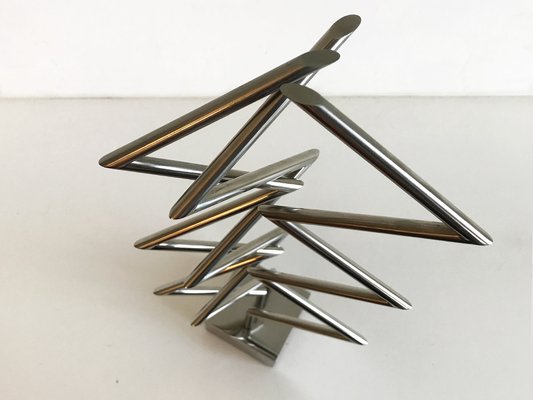 Yaacov Agam, 3 X 3 Interplay Kinetic Sculpture, 1970, Silver Plated Metal-RPY-1795945