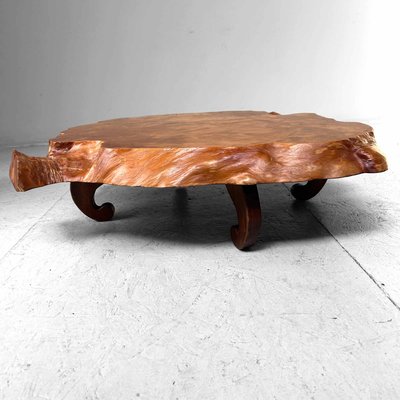 Yakusugi Burl Wood Plant Stand, Japan, 1950s-DWL-1702562