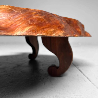 Yakusugi Burl Wood Plant Stand, Japan, 1950s-DWL-1702562