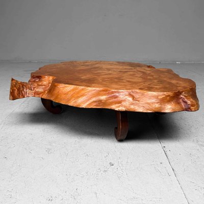 Yakusugi Burl Wood Plant Stand, Japan, 1950s-DWL-1702562